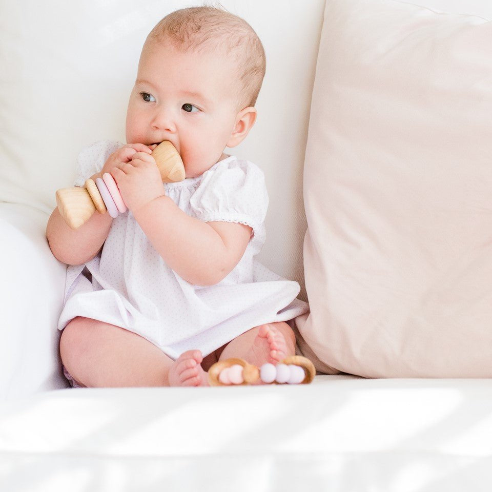 Color Block Classic Baby Rattles