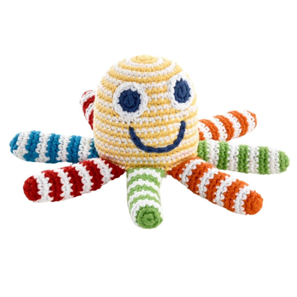 Octopus Rattle - Rainbow
